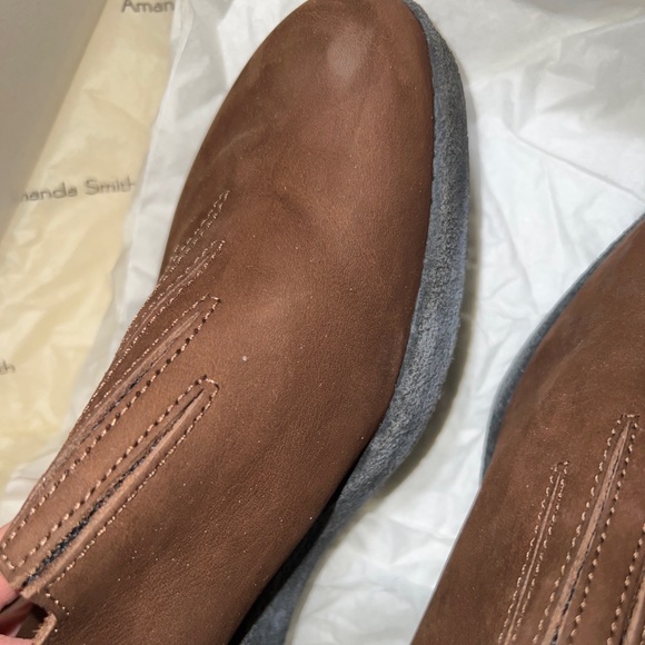 Arche Vintage France Cartouche calfskin leather shoe Brown Suede size eu 39 - Picture 14 of 15